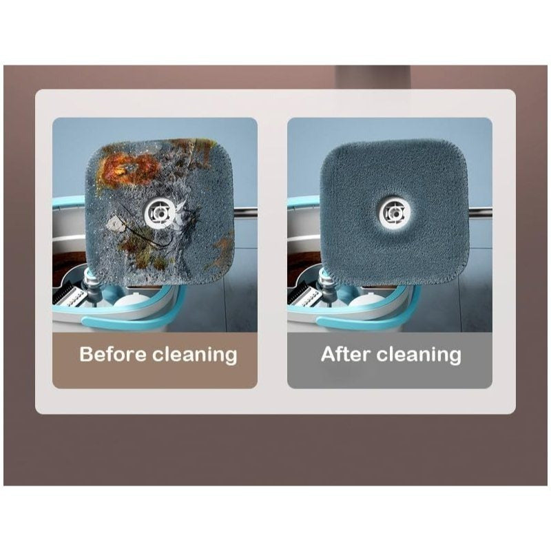 Spin Mop Bucket System, 360 Rotating Floor Cleaning Tool