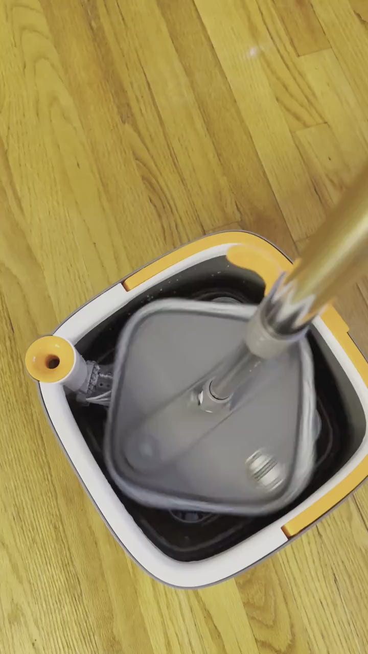 Spin Mop Bucket System, 360 Rotating Floor Cleaning Tool