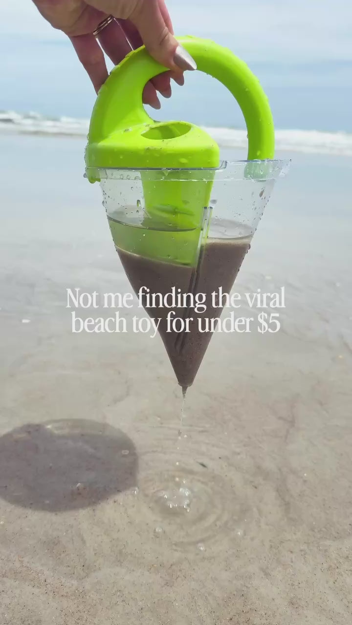 Portable Sand Water Mixing Funnel, Outdoor Beach Play Toy For Kids
